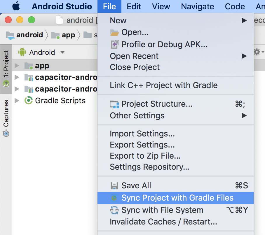 Sync Gradle